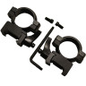 Кронштейны LEUPOLD QRW2 на WEAWER,25,4 мм высокие сталь черные матовые 174071